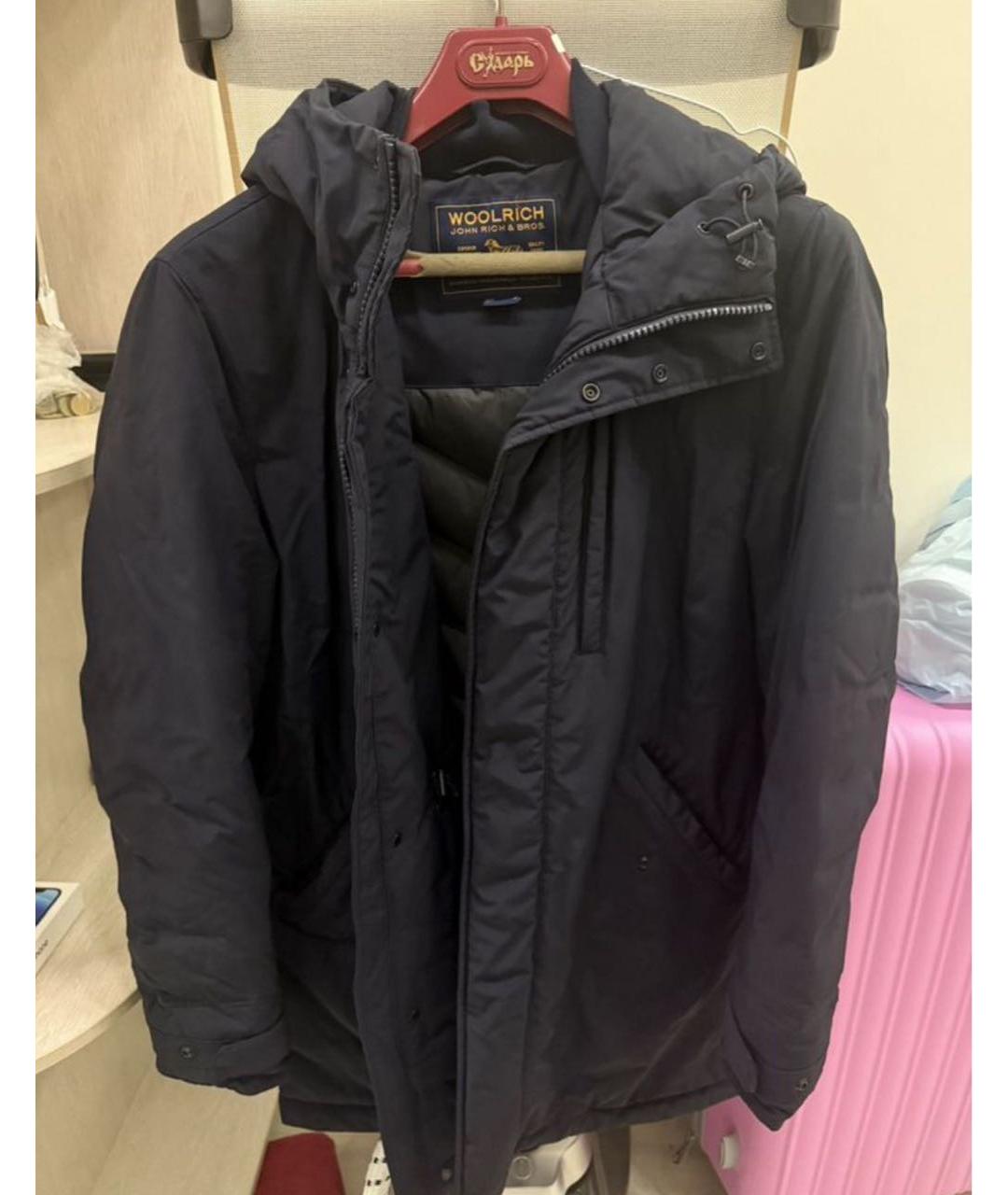 WOOLRICH Синяя полиамидовая парка, фото 5