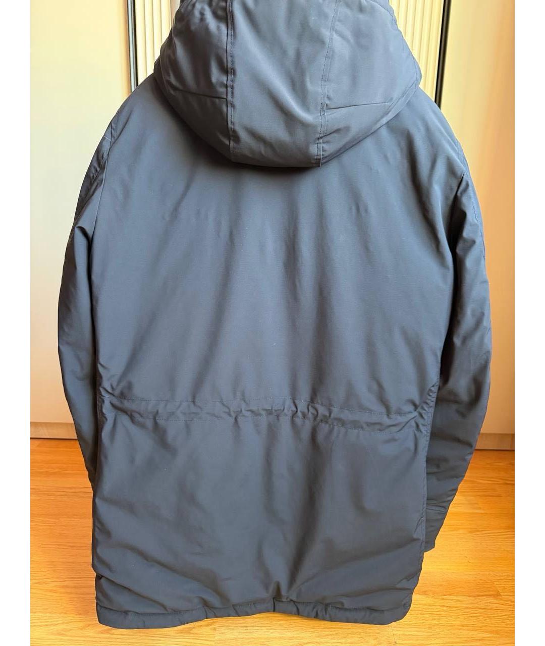 WOOLRICH Синяя полиамидовая парка, фото 8