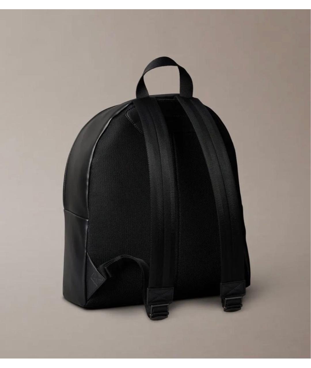 CALVIN KLEIN Черный рюкзак из искусственной кожи, фото 2