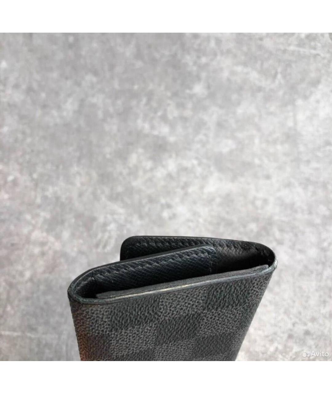 LOUIS VUITTON Черная ключница, фото 4