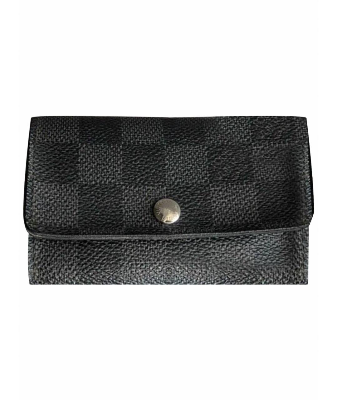 LOUIS VUITTON Черная ключница, фото 1