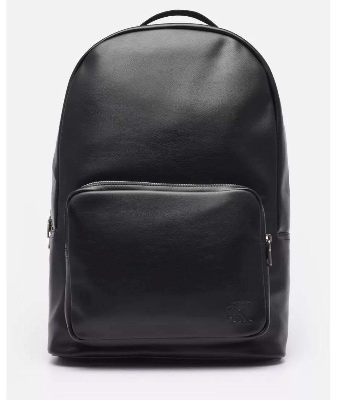 CALVIN KLEIN Черный рюкзак из искусственной кожи, фото 3