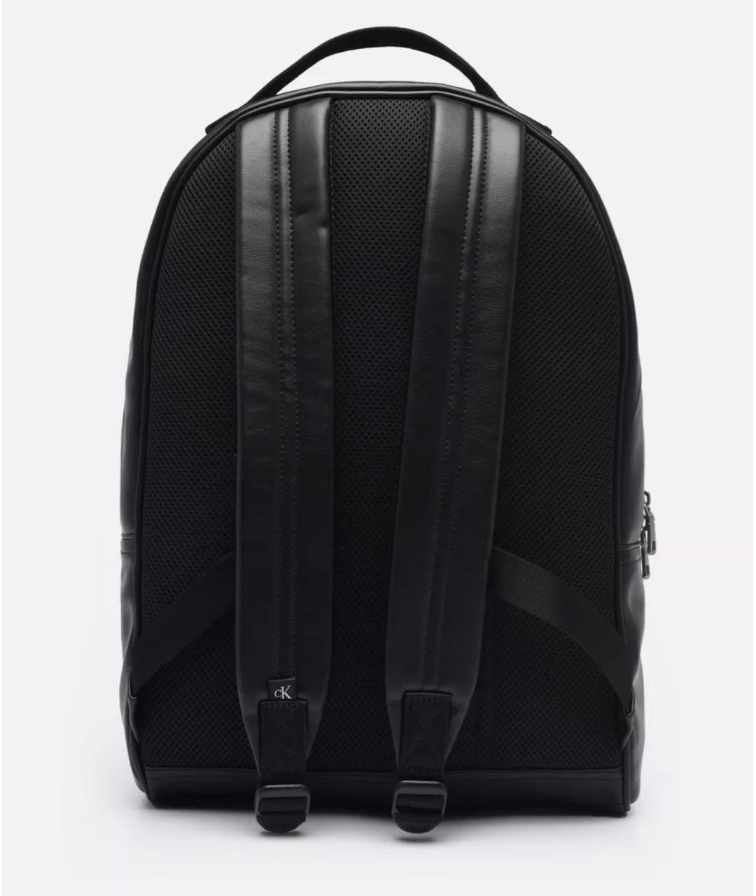 CALVIN KLEIN Черный рюкзак из искусственной кожи, фото 2