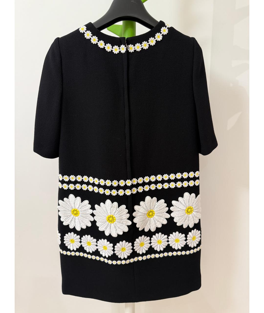 DOLCE&GABBANA Черное шерстяное платье, фото 2