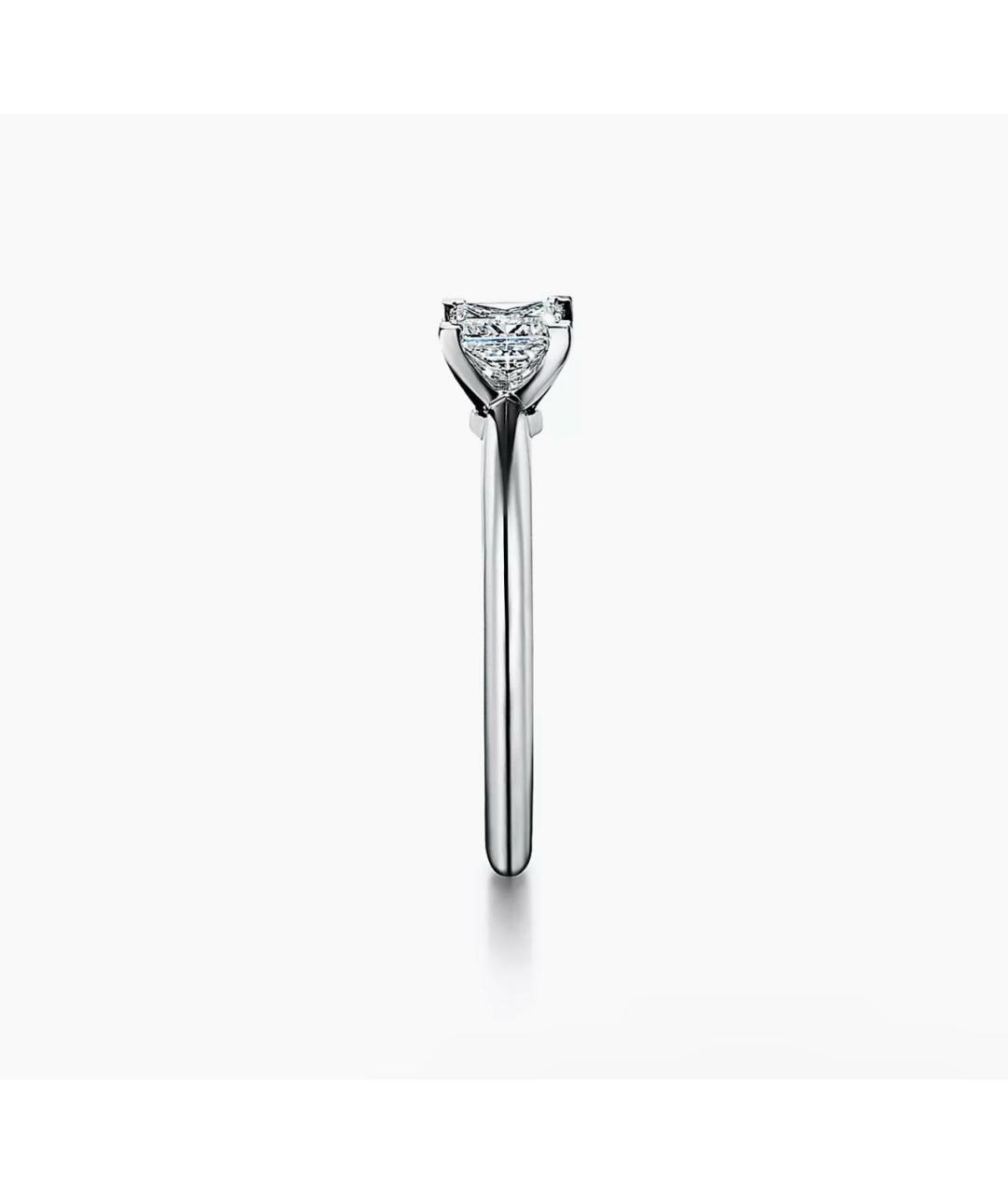 TIFFANY&CO Белое платиновое кольцо, фото 2
