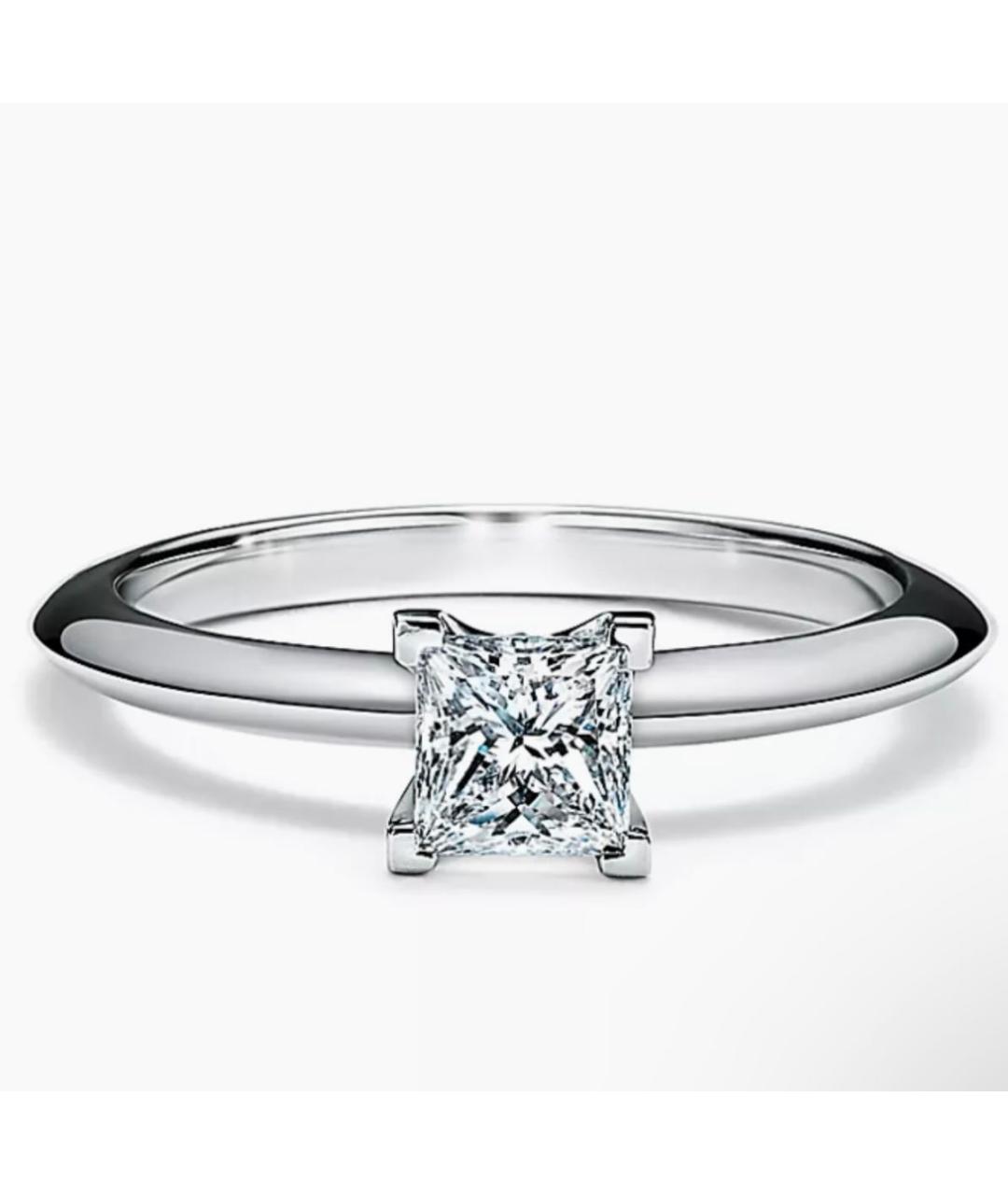 TIFFANY&CO Белое платиновое кольцо, фото 4