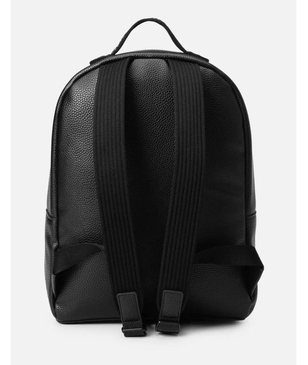 CALVIN KLEIN Черный рюкзак из искусственной кожи, фото 2