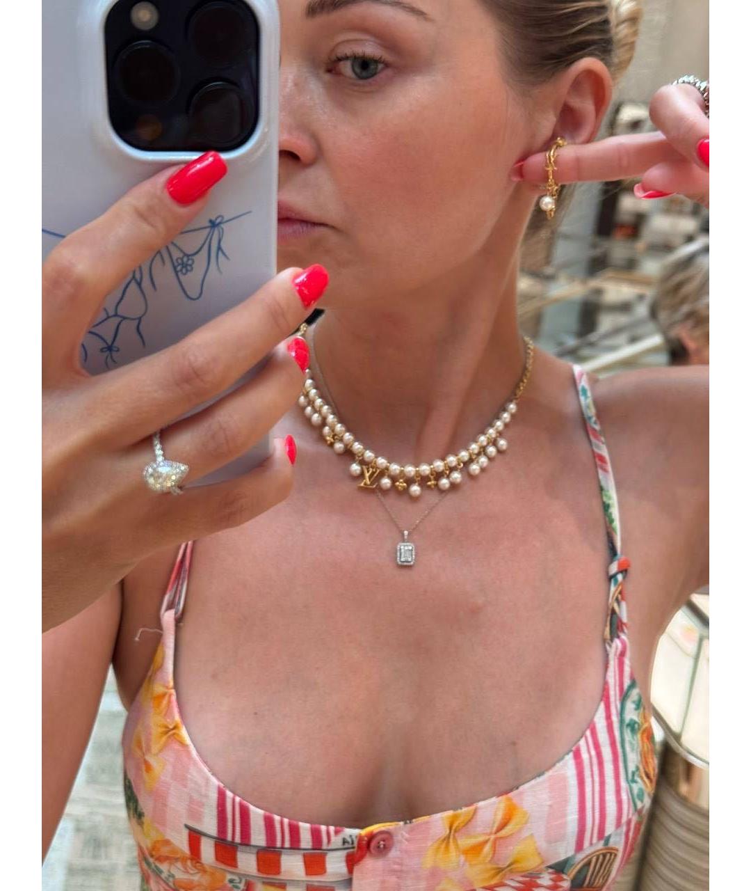 LOUIS VUITTON Золотое колье, фото 5
