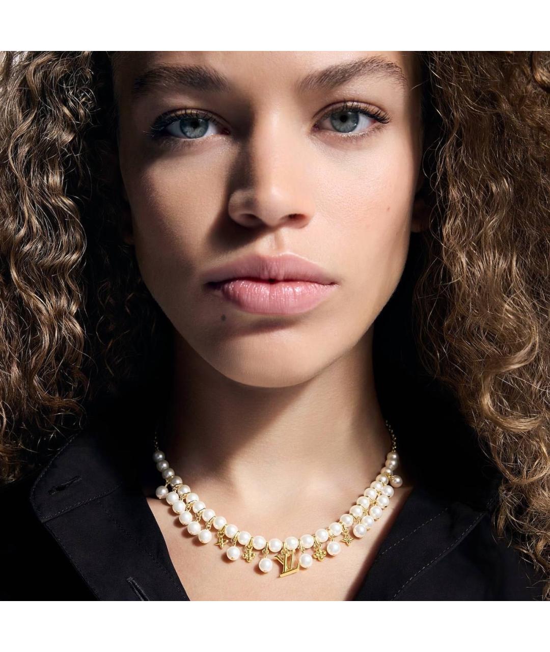 LOUIS VUITTON Золотое колье, фото 4