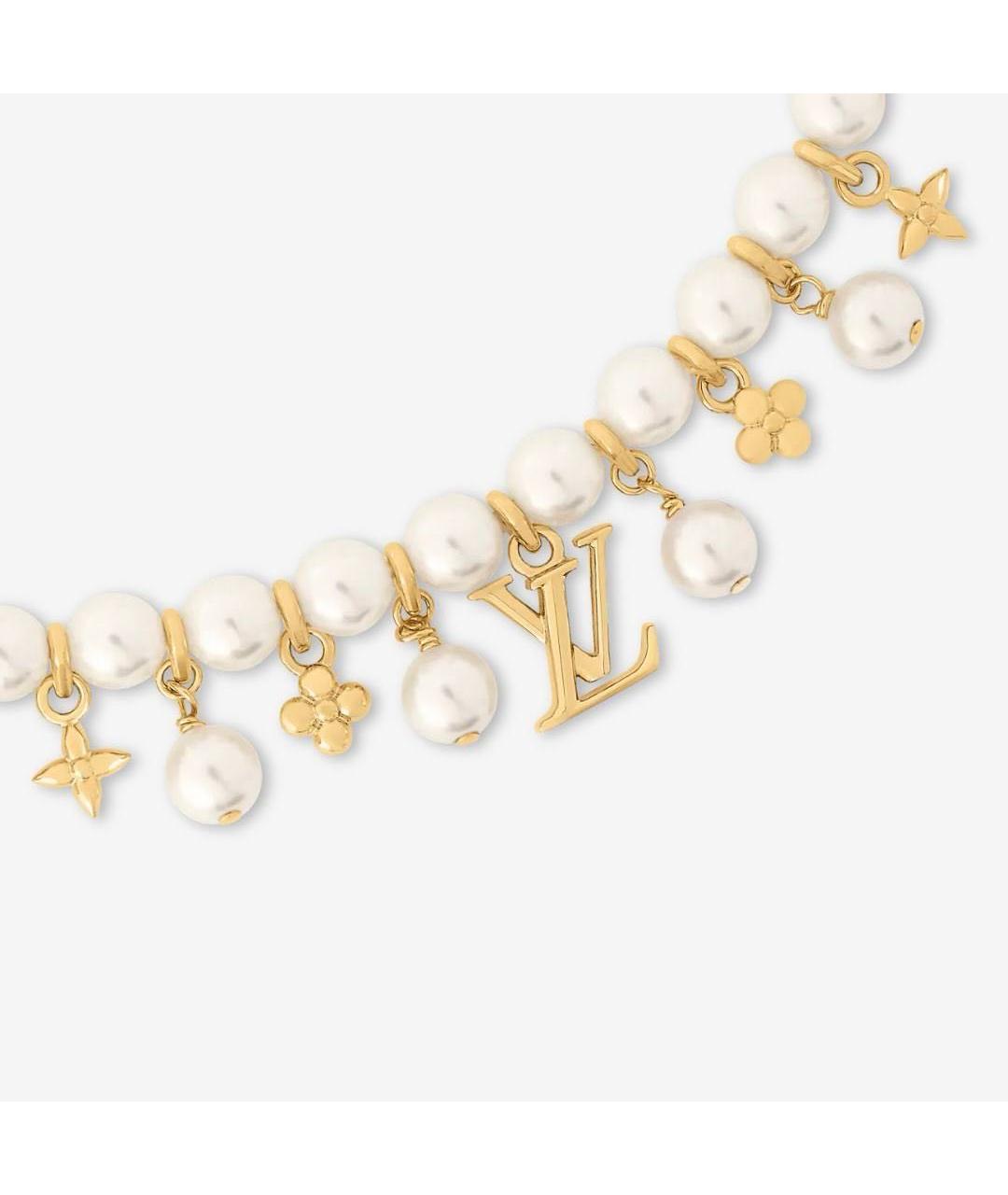 LOUIS VUITTON Золотое колье, фото 2