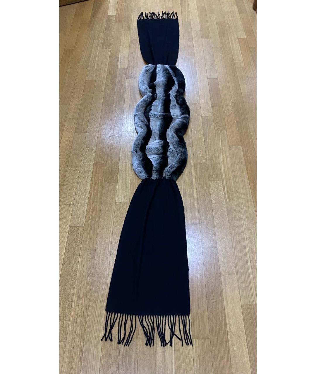 ROBERTO CAVALLI Серый шарф, фото 6