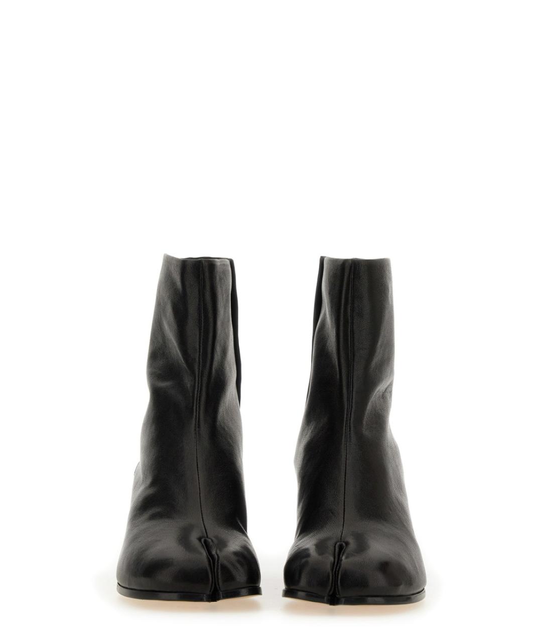 MAISON MARGIELA Черные кожаные ботильоны, фото 3