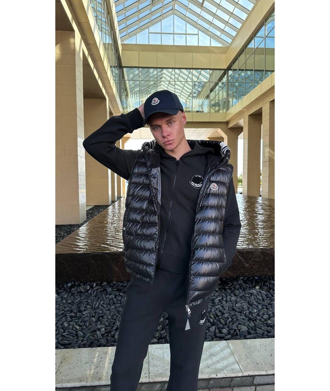 MONCLER Синяя хлопковая кепка/бейсболка, фото 5