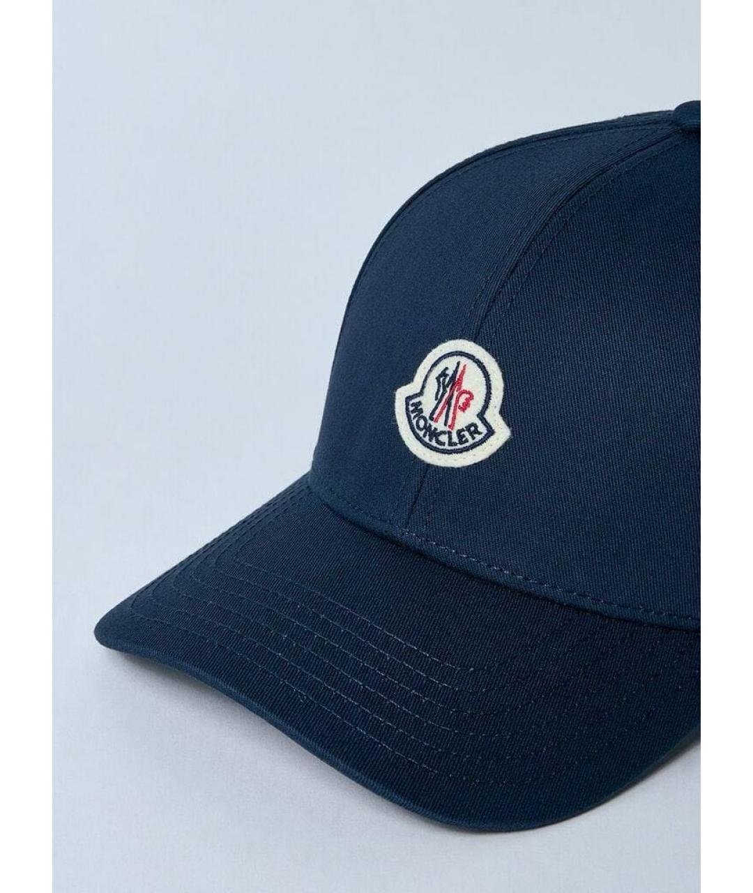 MONCLER Синяя хлопковая кепка/бейсболка, фото 2