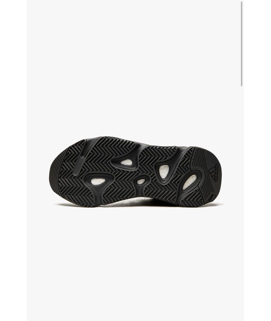 ADIDAS YEEZY Желтые текстильные низкие кроссовки / кеды, фото 5