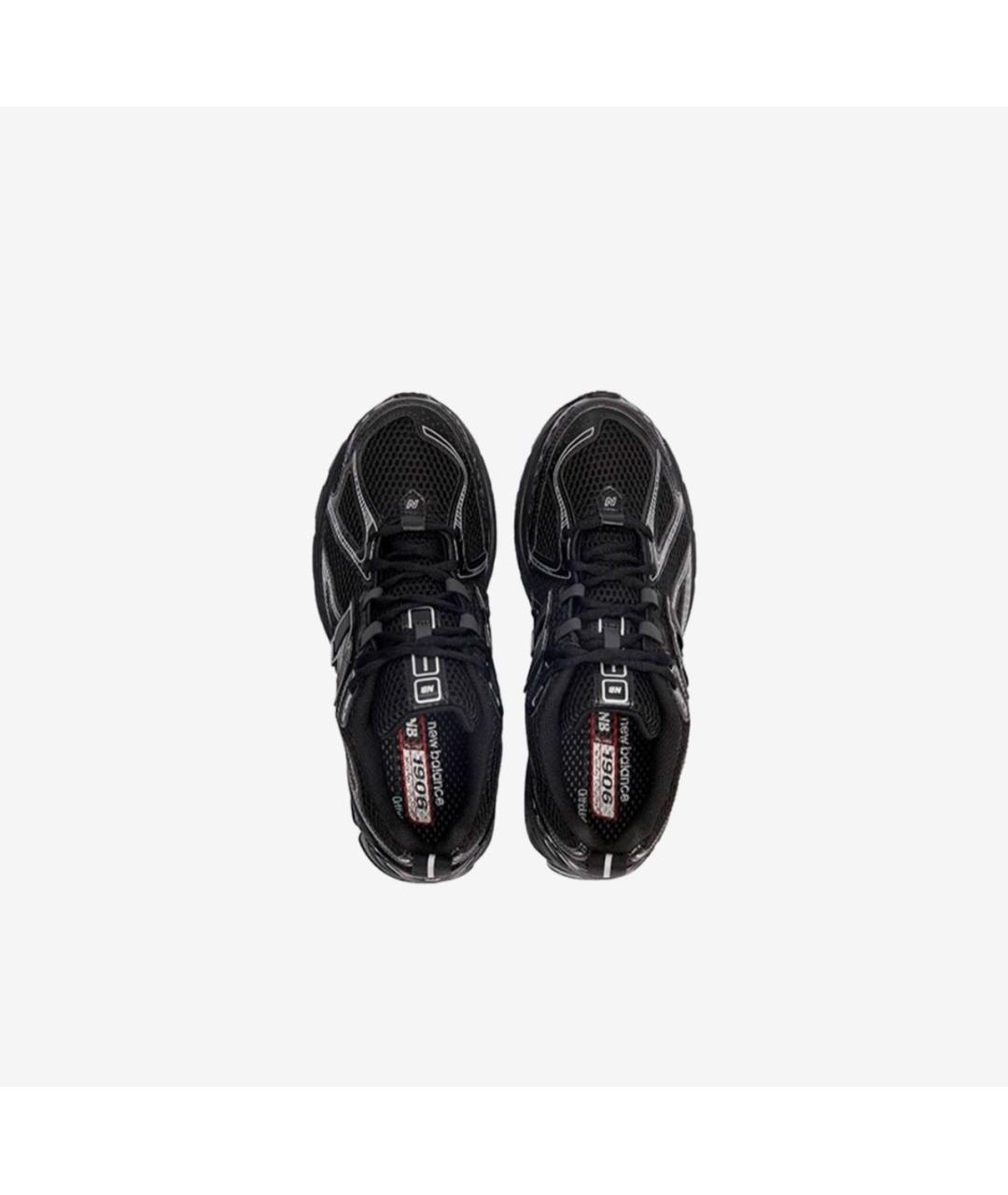 NEW BALANCE Черные текстильные низкие кроссовки / кеды, фото 3
