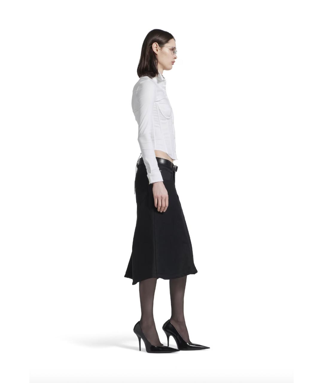 BALENCIAGA Белая хлопковая рубашка, фото 4