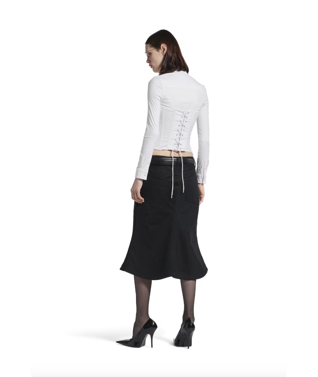 BALENCIAGA Белая хлопковая рубашка, фото 5