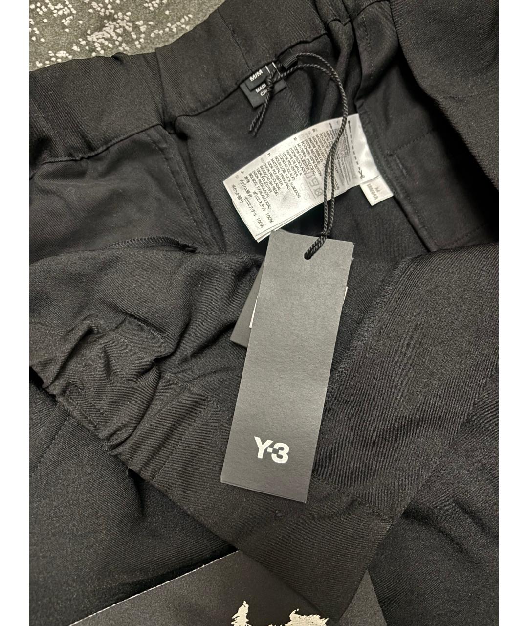 Y-3 Черные брюки широкие, фото 3