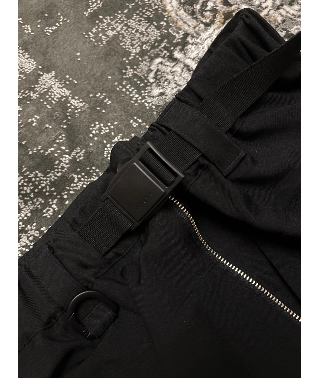 Y-3 Черные брюки широкие, фото 4
