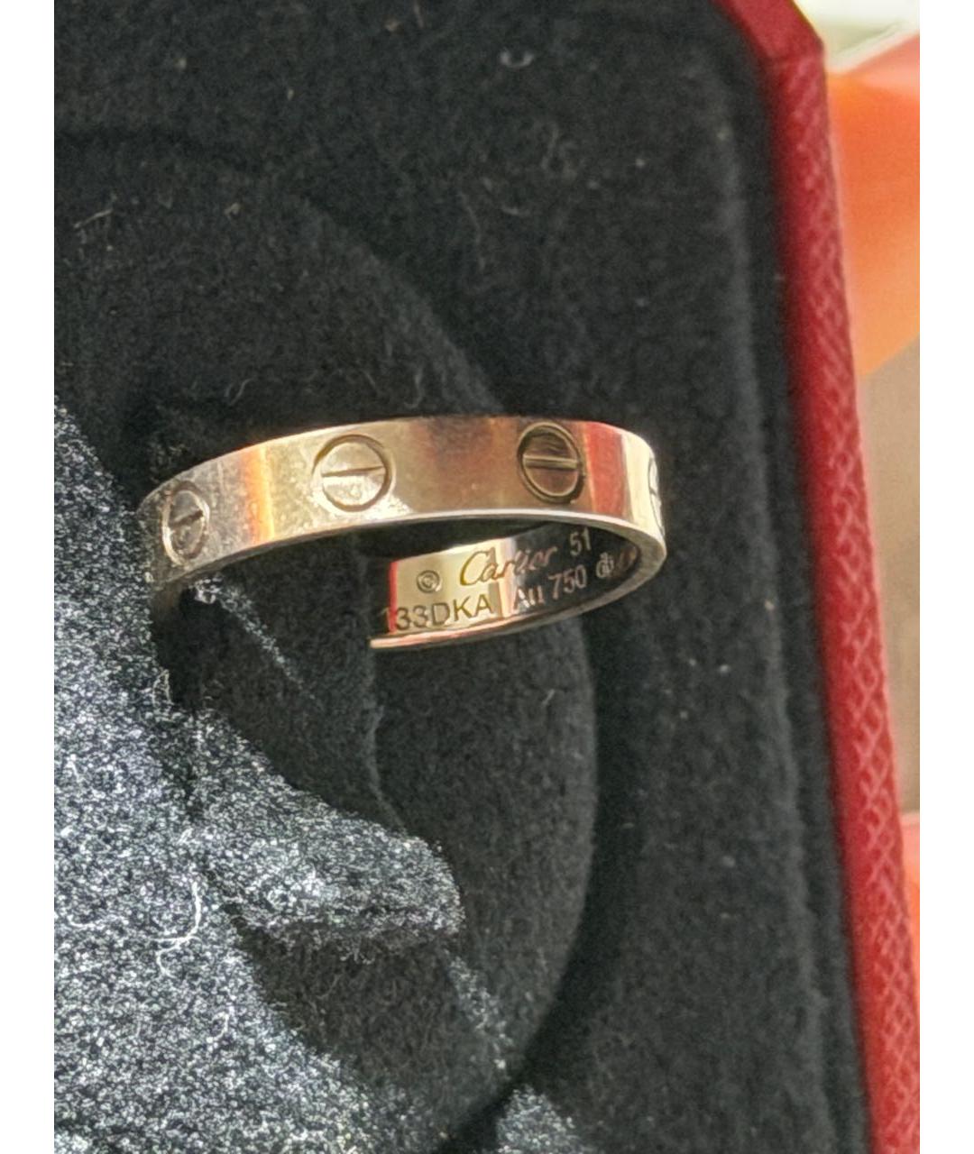 CARTIER Серебряное кольцо из белого золота, фото 6