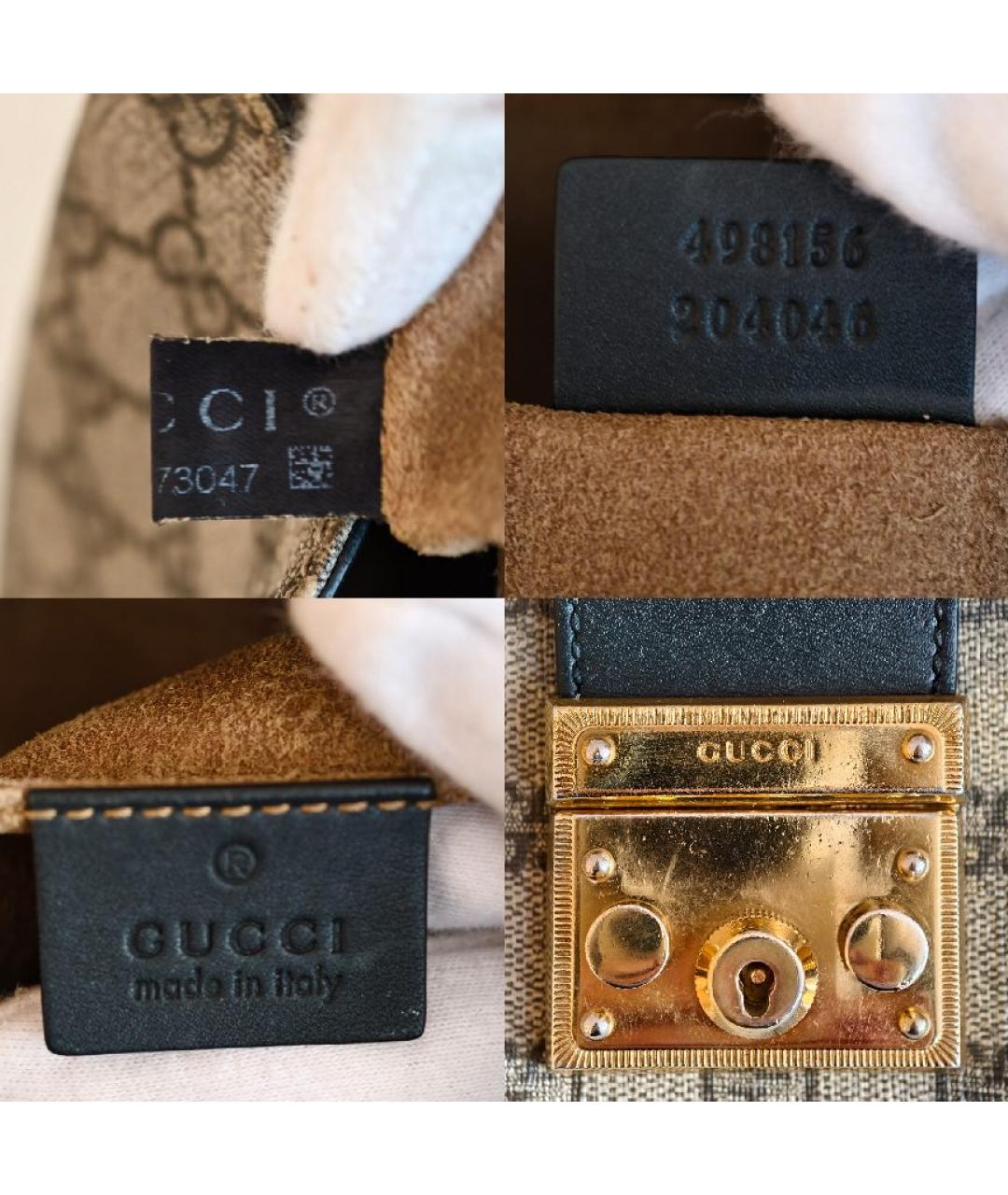 GUCCI Серая сумка с короткими ручками, фото 5