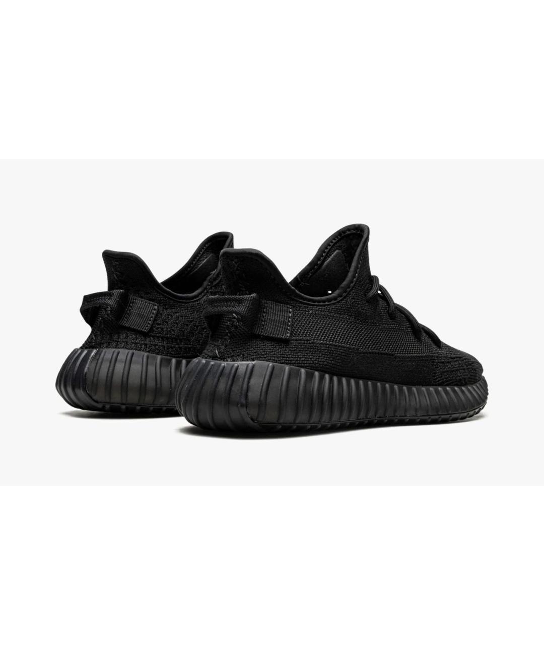 ADIDAS YEEZY Черные текстильные низкие кроссовки / кеды, фото 3