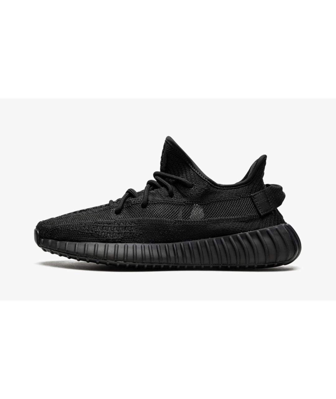 ADIDAS YEEZY Черные текстильные низкие кроссовки / кеды, фото 6