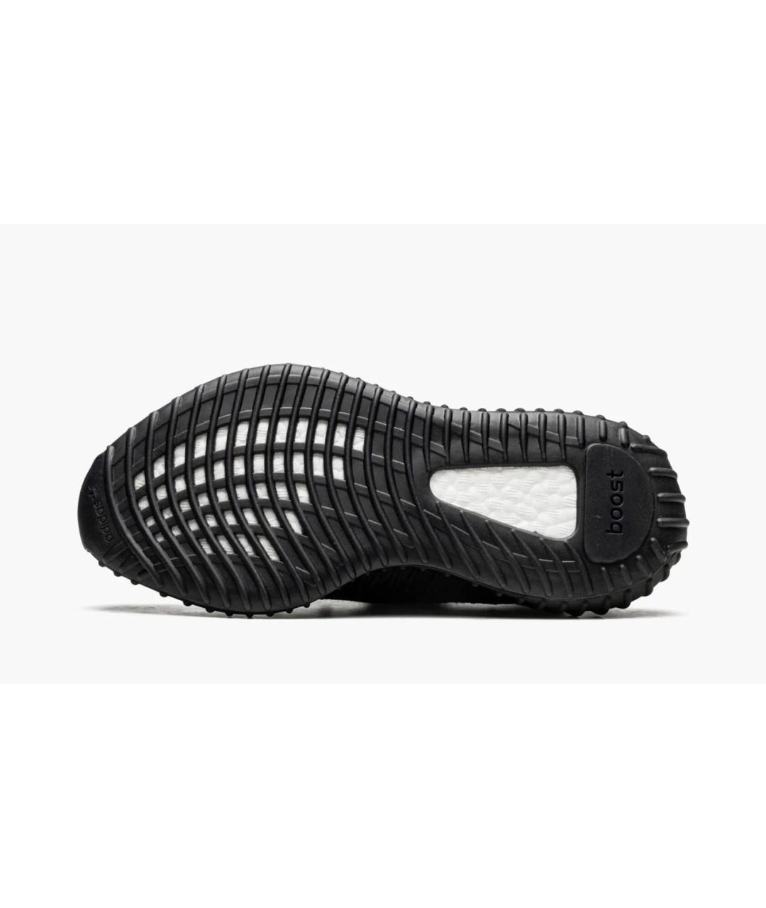 ADIDAS YEEZY Черные текстильные низкие кроссовки / кеды, фото 5