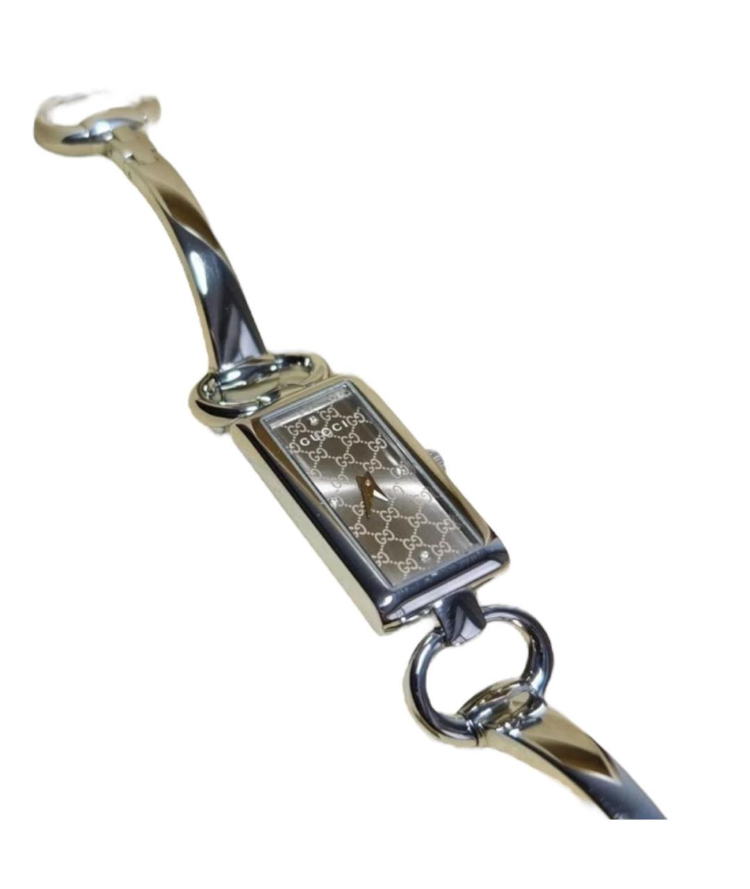 GUCCI Серебряные часы, фото 2