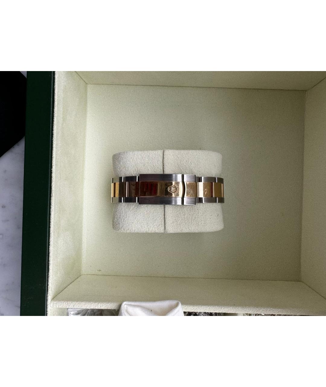 ROLEX Коралловые часы из желтого золота, фото 2