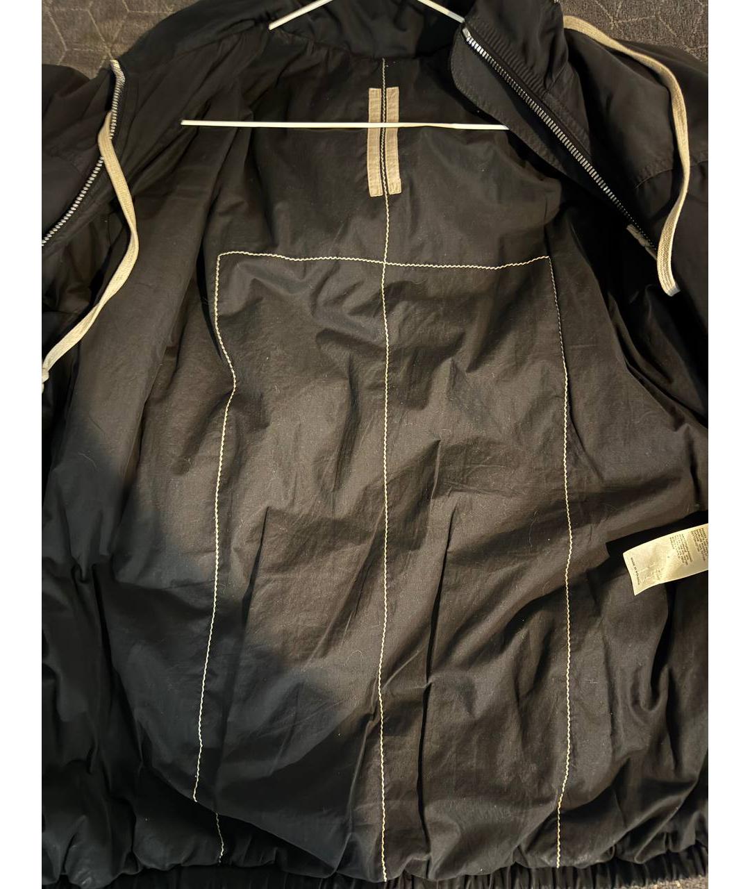 RICK OWENS DRKSHDW Черная хлопковая куртка, фото 4