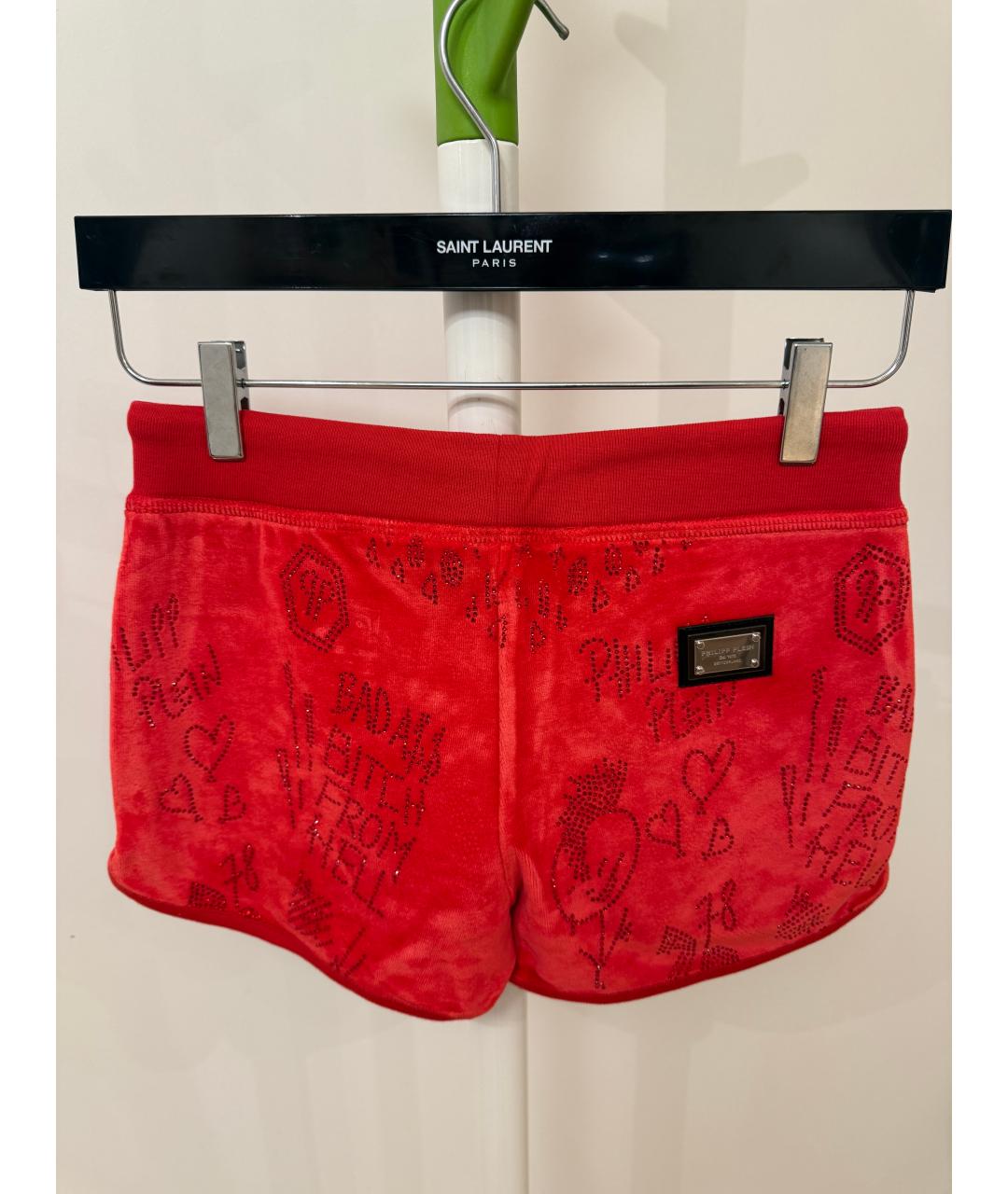 PHILIPP PLEIN Красный хлопковый спортивные костюмы, фото 3