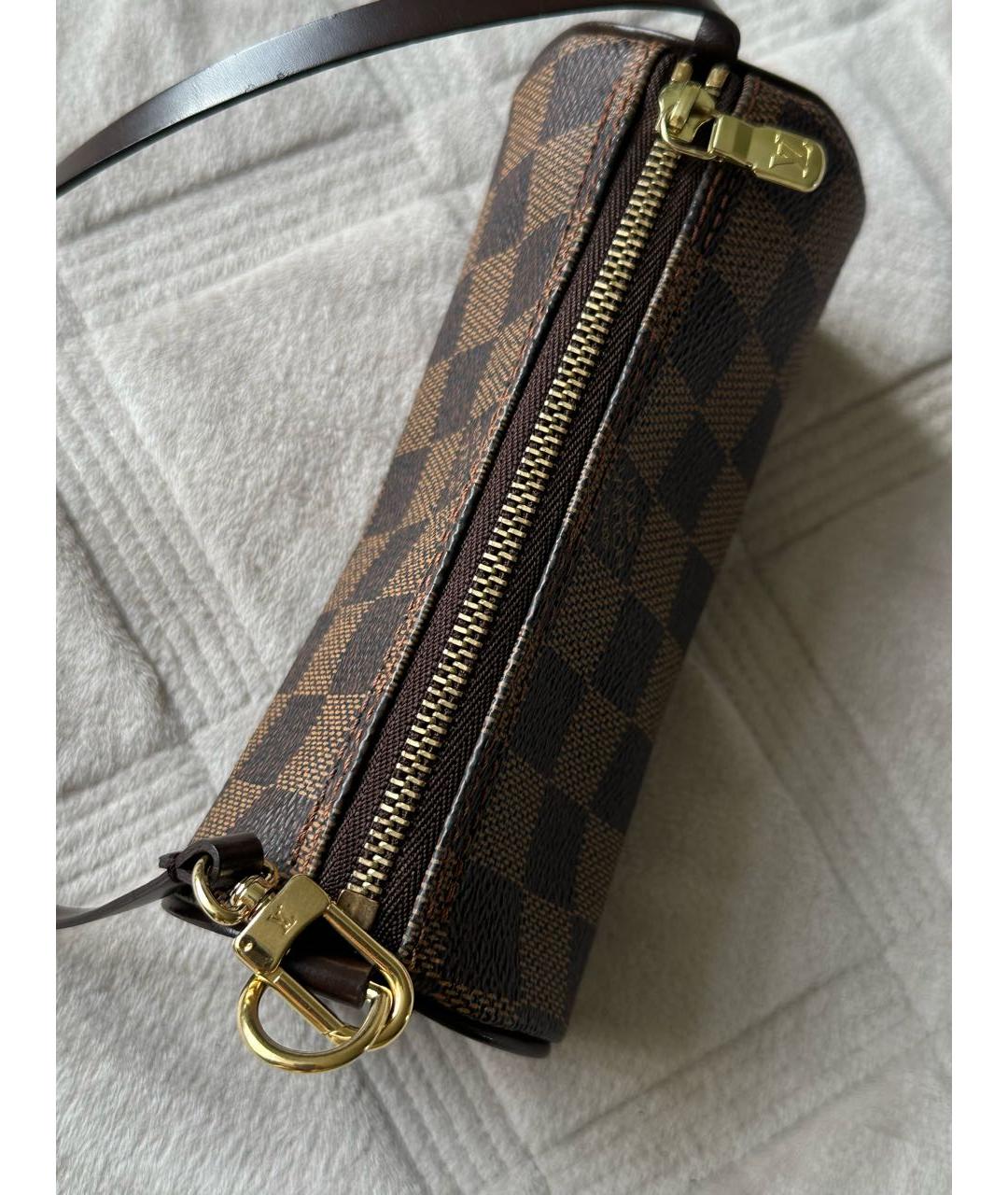 LOUIS VUITTON Коричневая сумка с короткими ручками, фото 8
