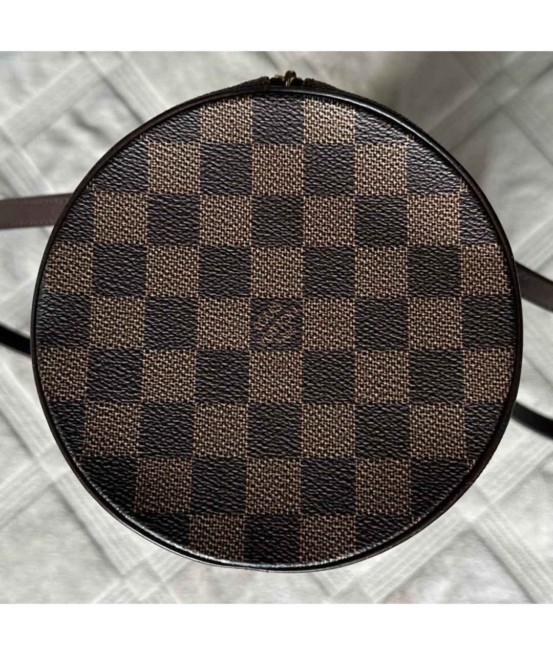 LOUIS VUITTON Коричневая сумка с короткими ручками, фото 4
