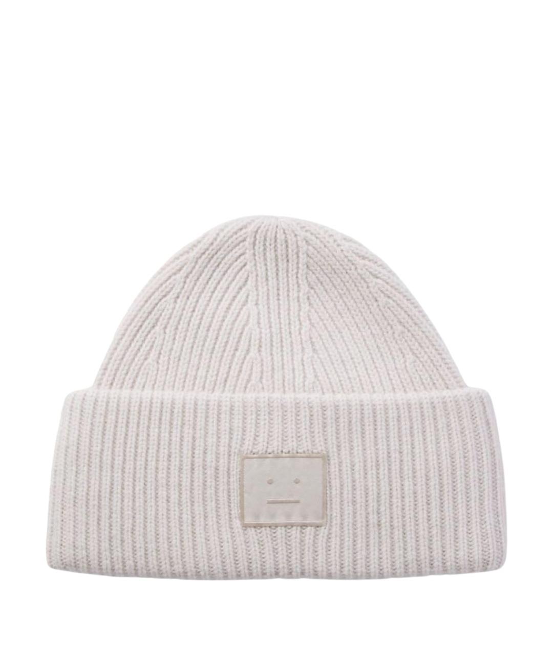 ACNE STUDIOS Бежевая шерстяная шапка, фото 1