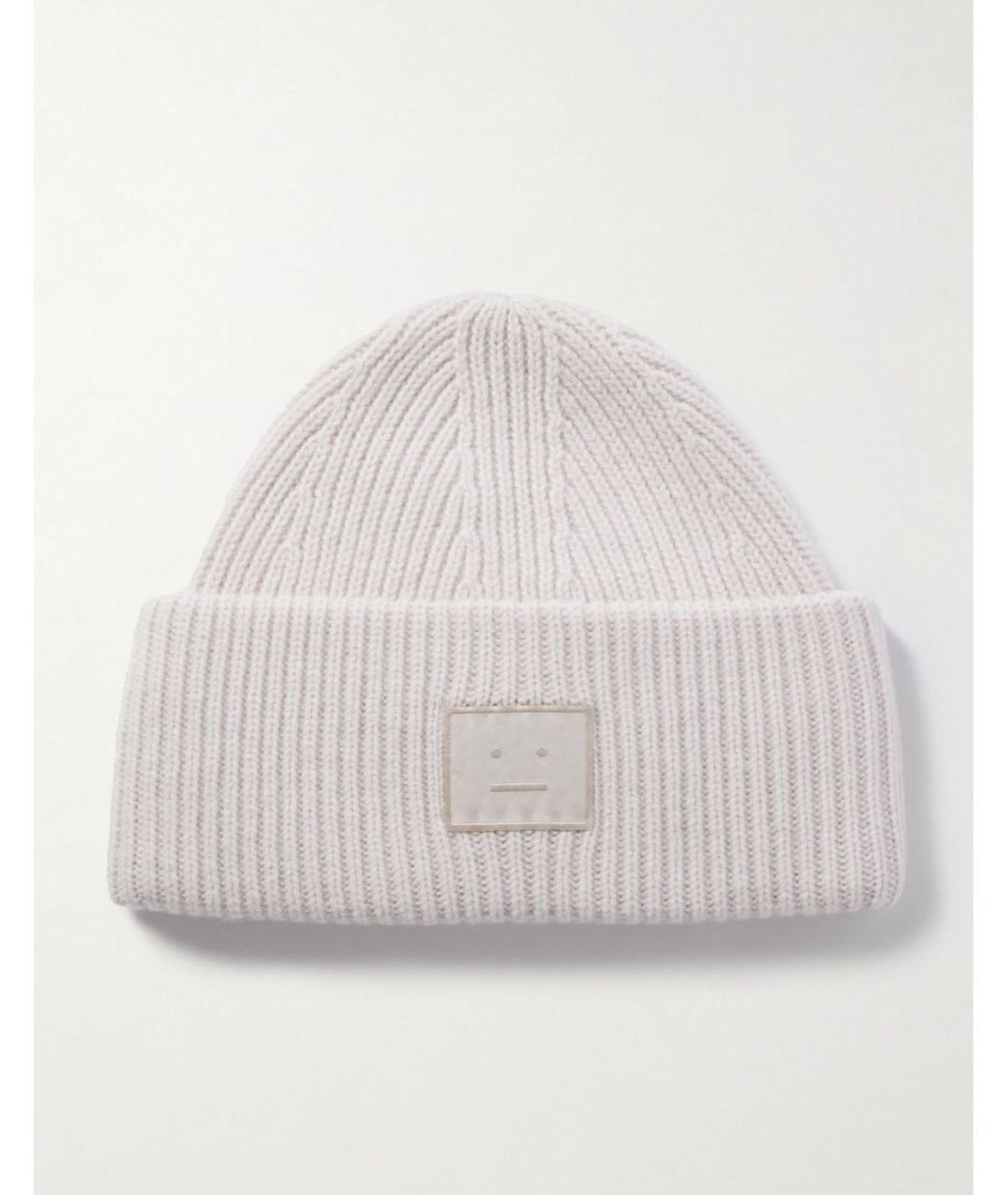 ACNE STUDIOS Бежевая шерстяная шапка, фото 5