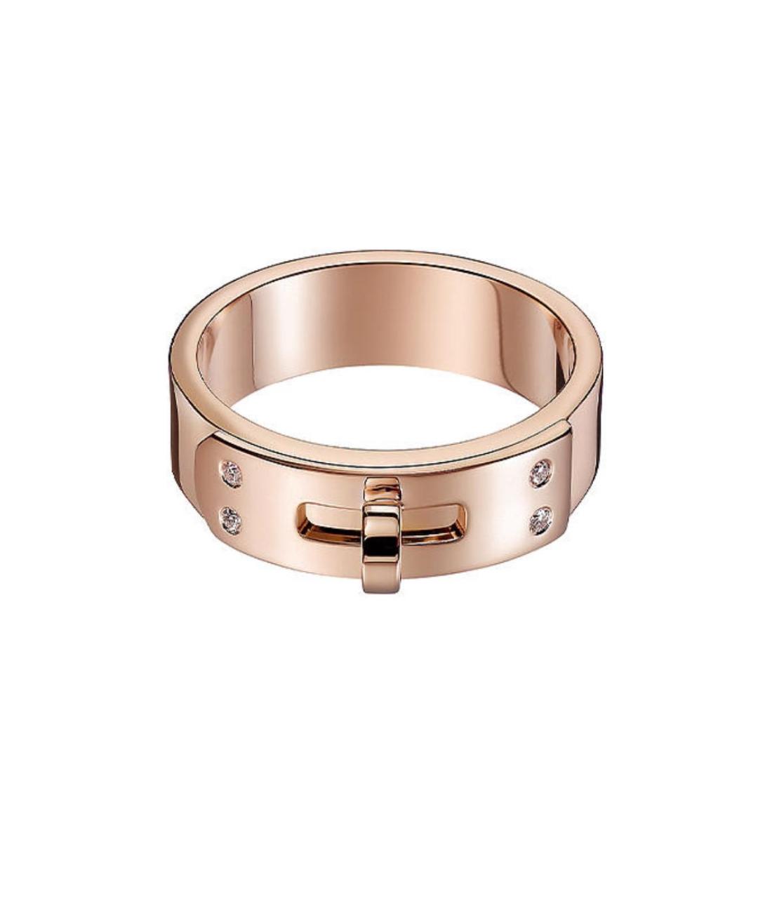 HERMES Золотое кольцо из розового золота, фото 1