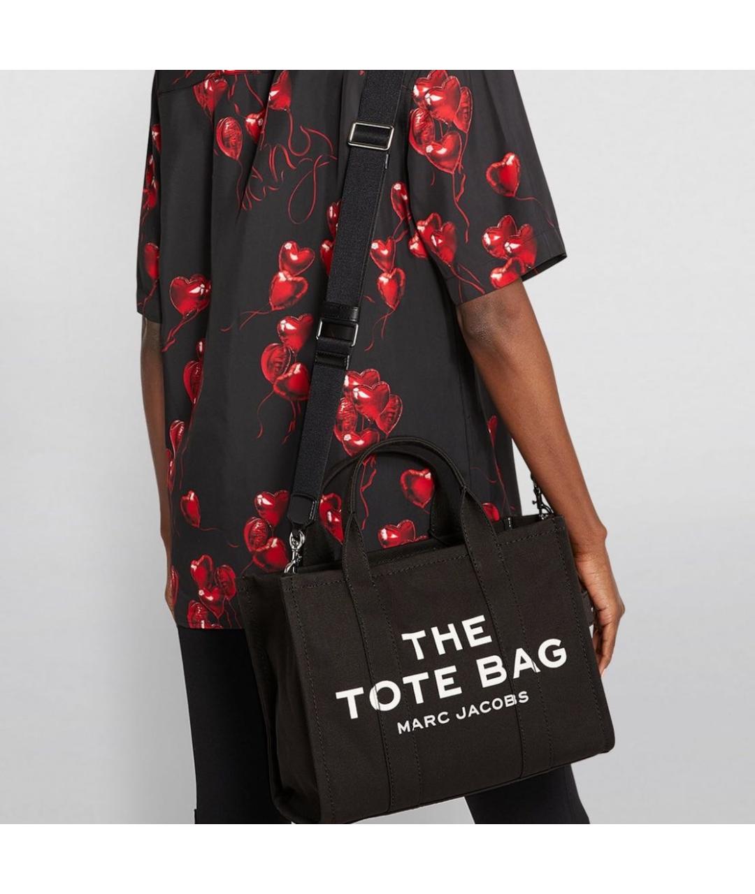 MARC JACOBS Черная сумка тоут, фото 5