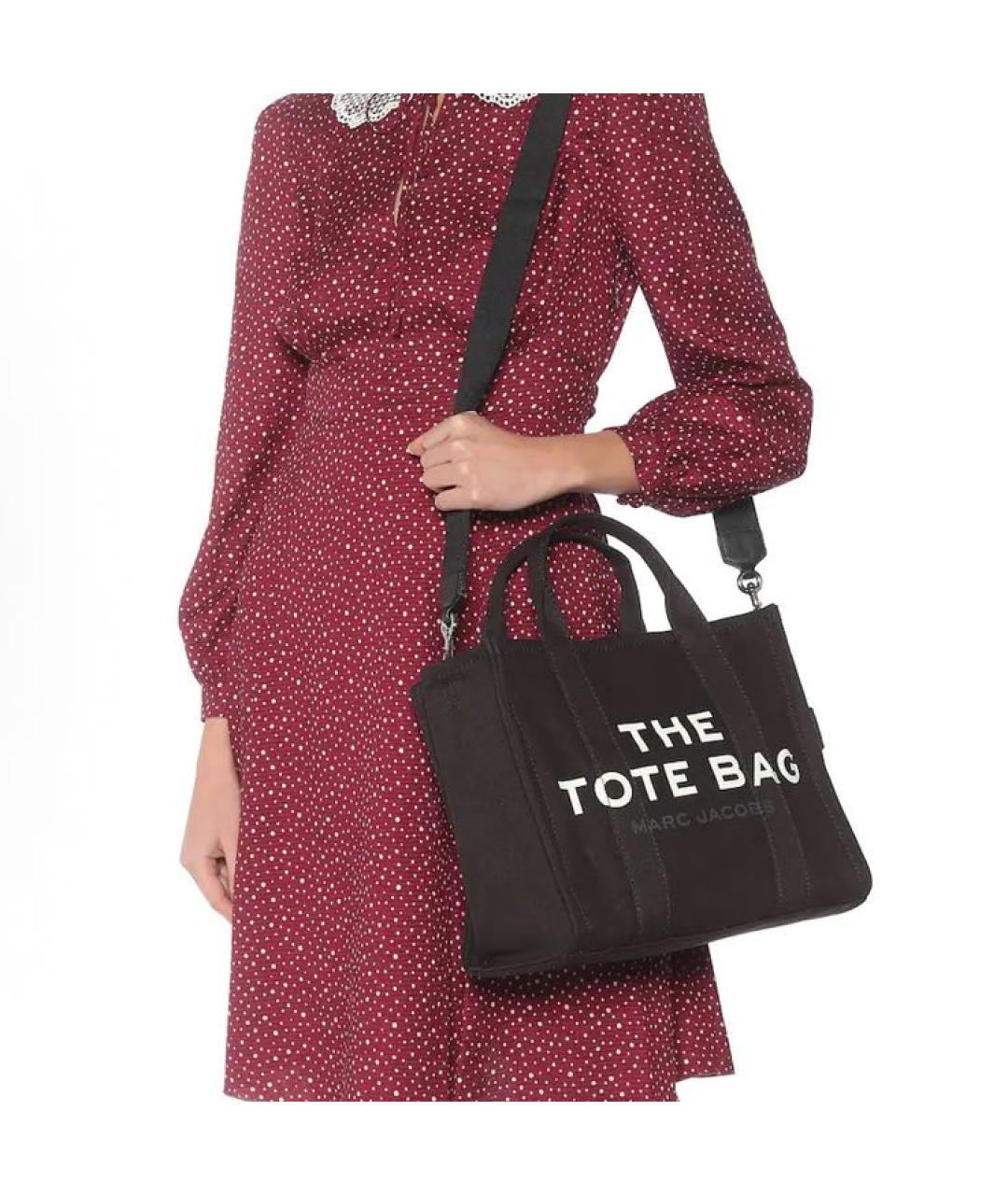 MARC JACOBS Черная сумка тоут, фото 7