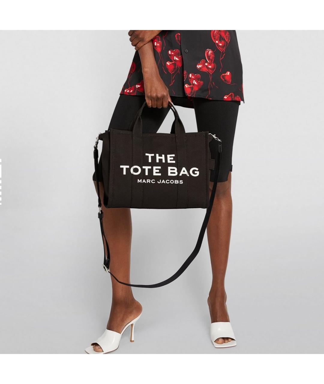 MARC JACOBS Черная сумка тоут, фото 6