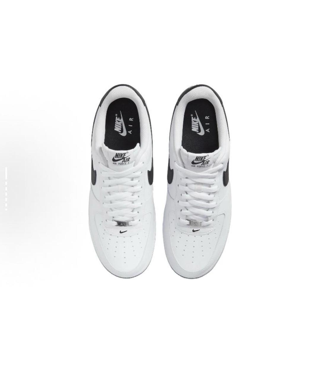 NIKE Белые кожаные низкие кроссовки / кеды, фото 4