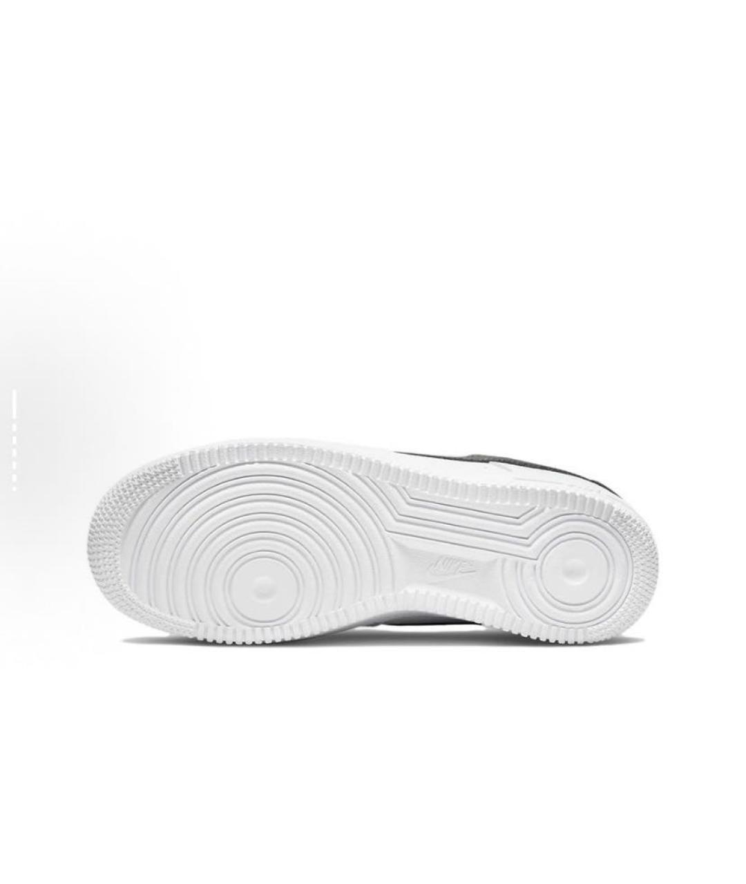 NIKE Белые кожаные низкие кроссовки / кеды, фото 6