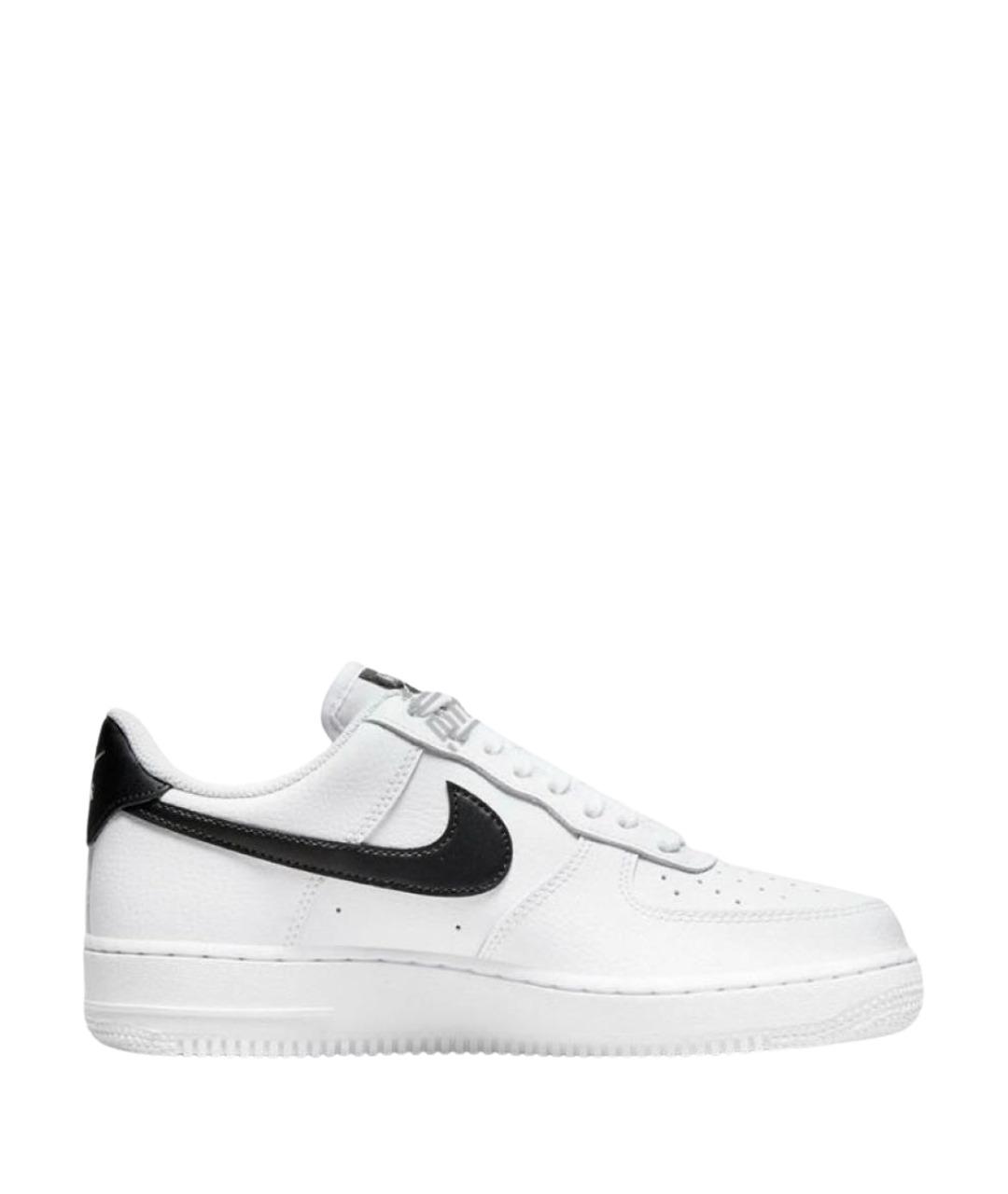 NIKE Белые кожаные низкие кроссовки / кеды, фото 1