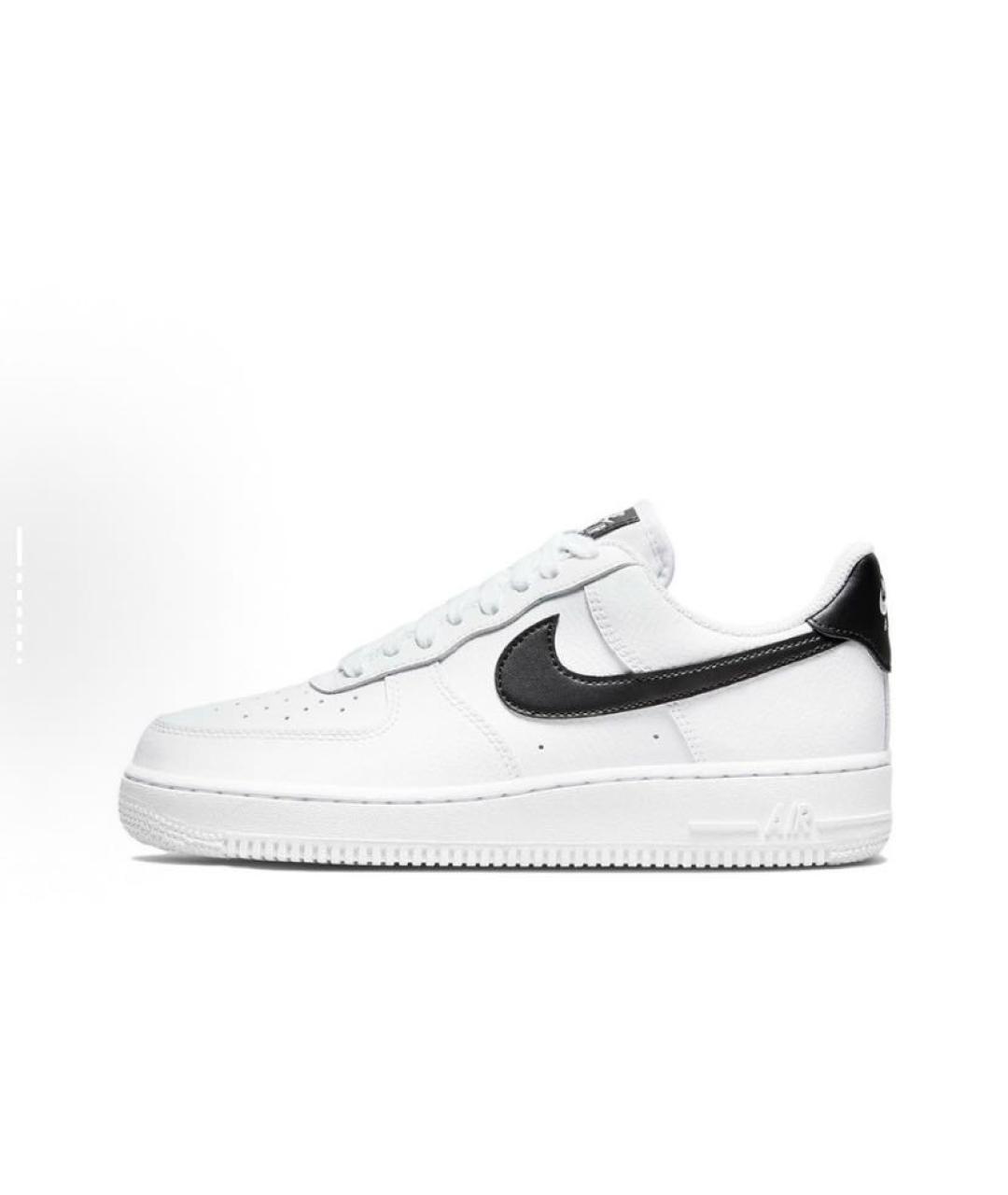 NIKE Белые кожаные низкие кроссовки / кеды, фото 2