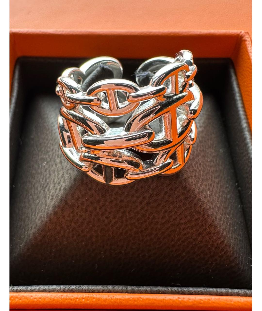 HERMES Серебряное серебряное кольцо, фото 5