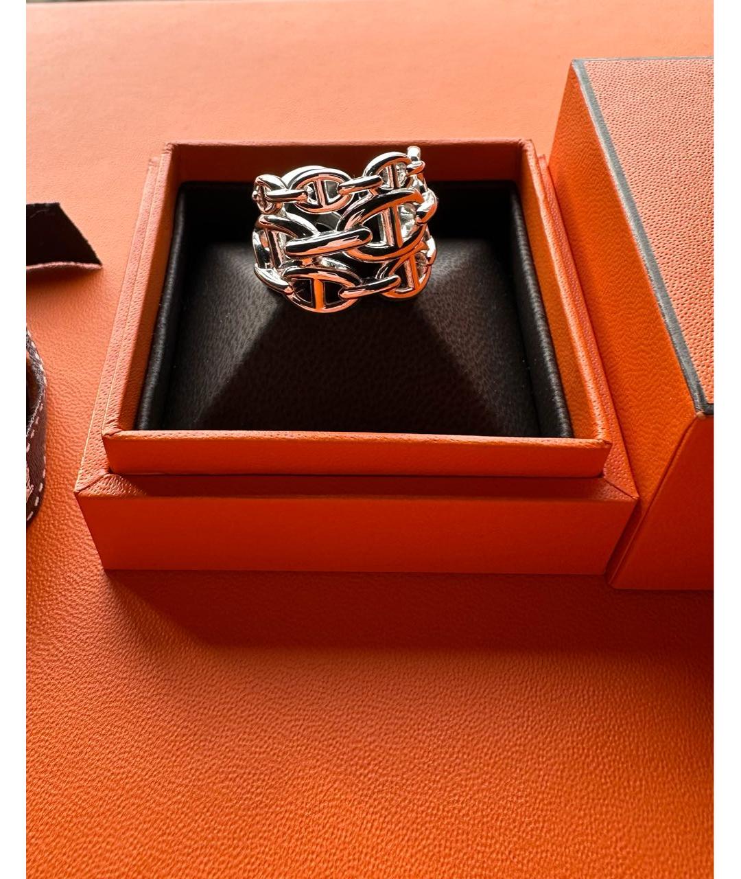 HERMES Серебряное серебряное кольцо, фото 2