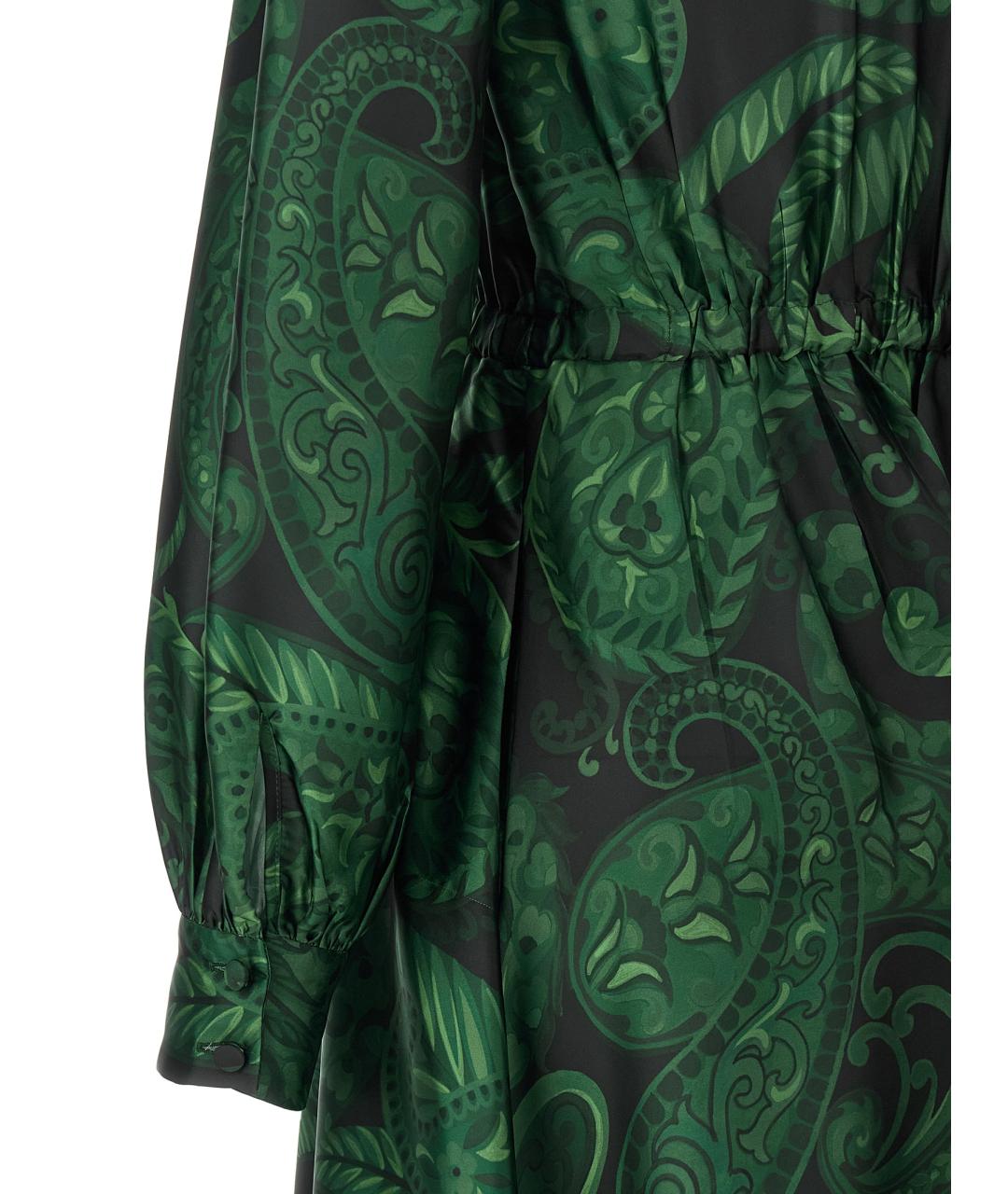 ETRO Зеленые полиэстеровое повседневное платье, фото 4