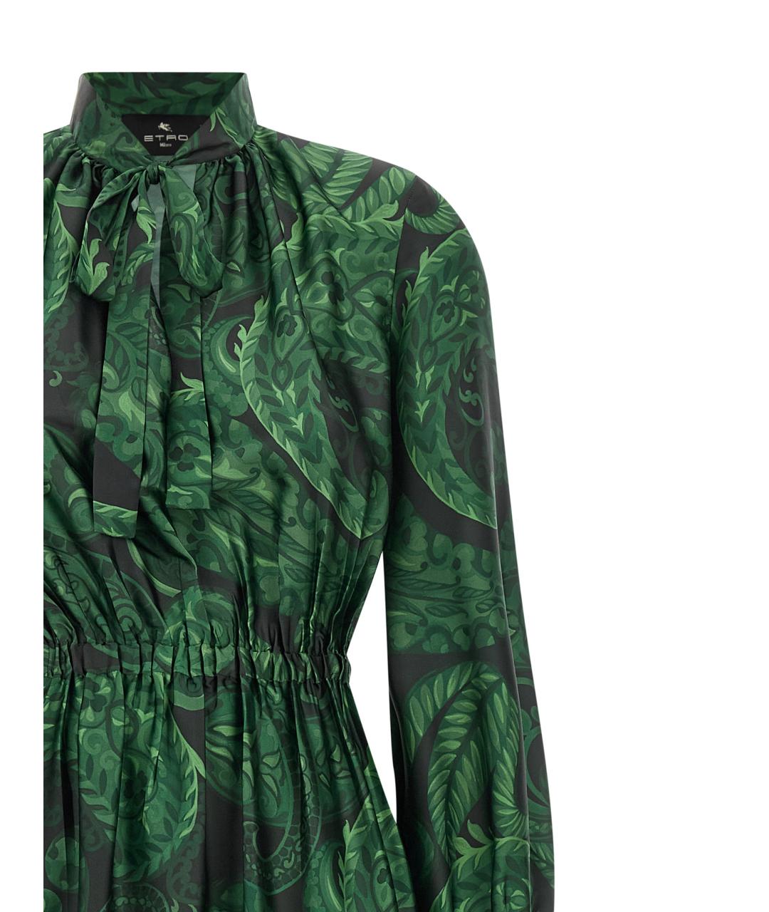 ETRO Зеленые полиэстеровое повседневное платье, фото 3