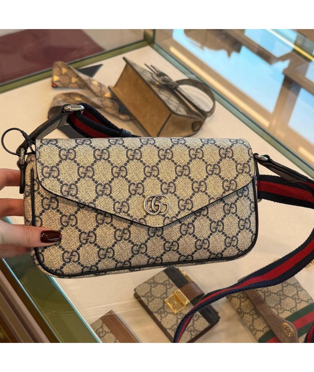 GUCCI Бежевая сумка через плечо, фото 3